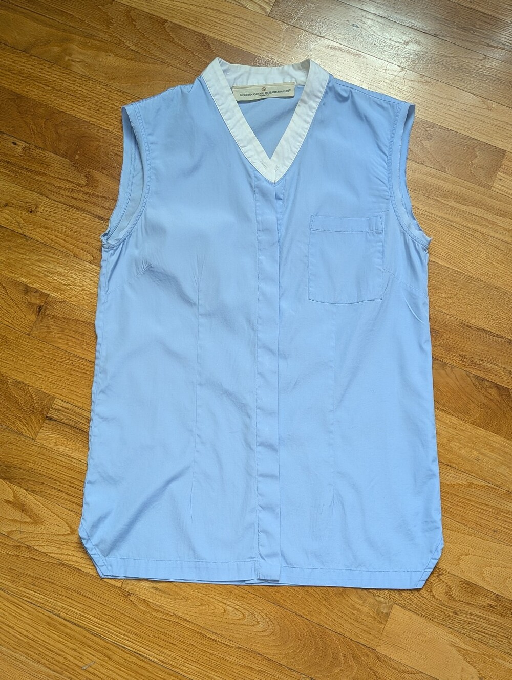 Golden Goose Sleeveless Cotton Blouse